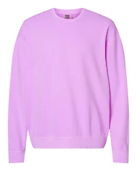 Sweatshirt Unisexe Léger Teint en Pièce à Col Ras du Cou