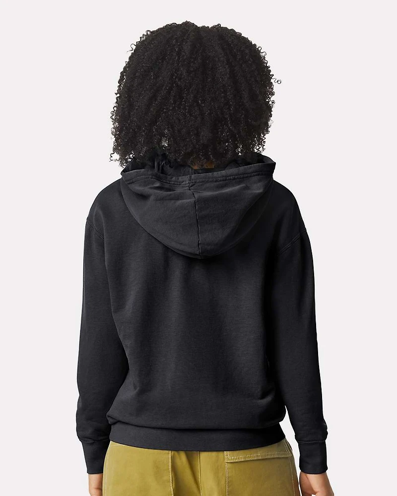 Unisex Garment-Dyed Lightweight Fleece Hooded Sweatshirt | T-Shirt Time