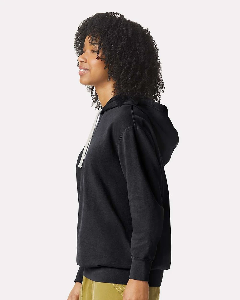 Unisex Garment-Dyed Lightweight Fleece Hooded Sweatshirt | T-Shirt Time