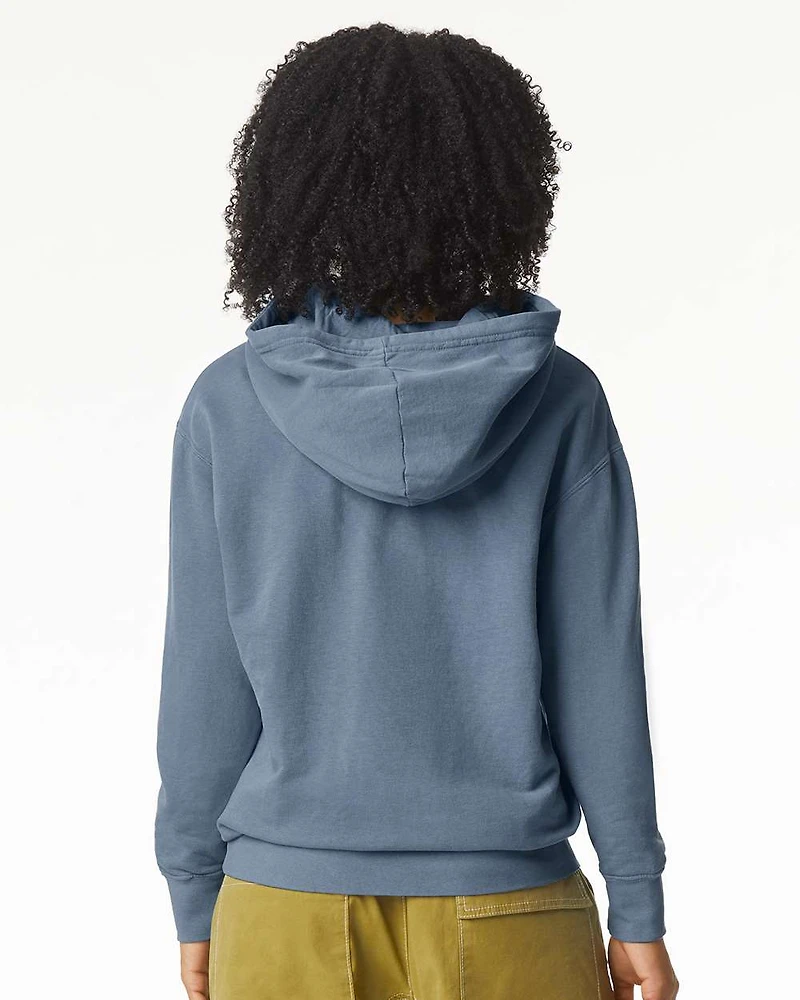 Unisex Garment-Dyed Lightweight Fleece Hooded Sweatshirt | T-Shirt Time