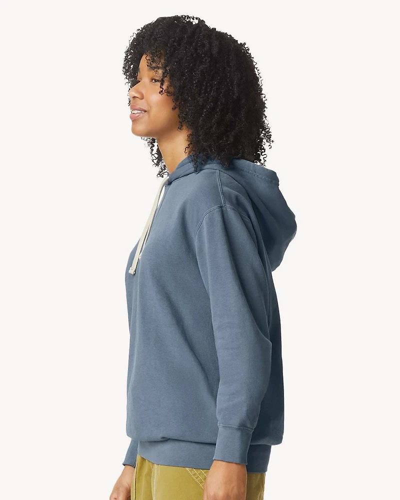 Unisex Garment-Dyed Lightweight Fleece Hooded Sweatshirt | T-Shirt Time