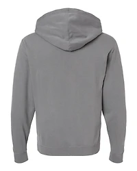 Sweat à capuche unisexe en molleton léger teint pièce