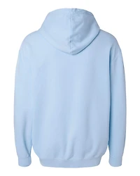 Sweat à capuche unisexe en molleton léger teint pièce
