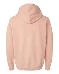 Sweat à capuche unisexe en molleton léger teint pièce