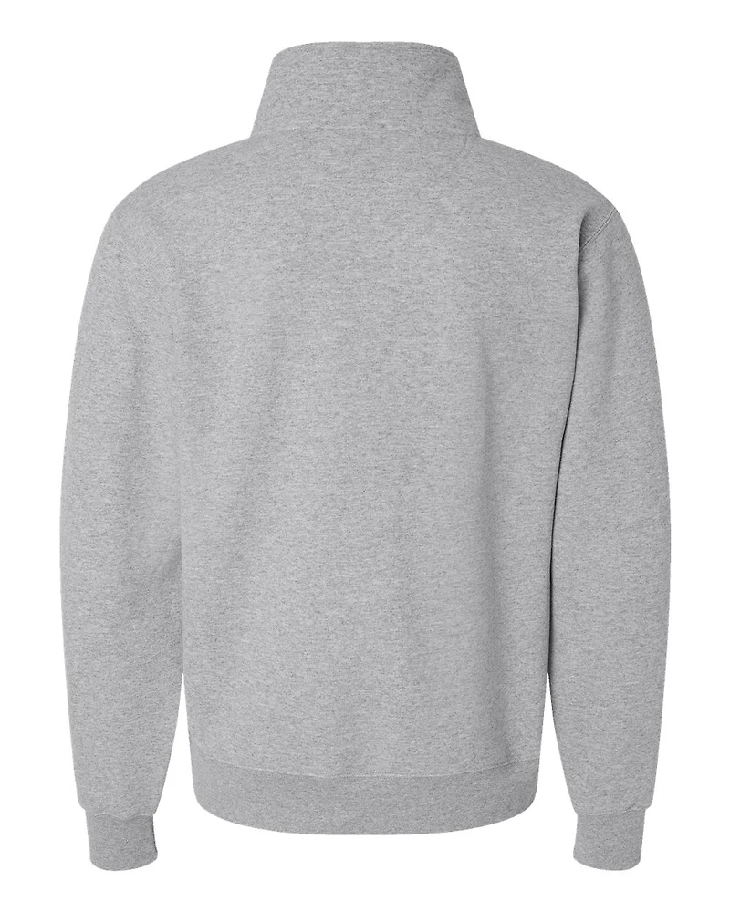 Pull unisexe Powerblend® à fermeture éclair quart de tour