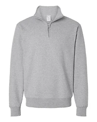 Pull unisexe Powerblend® à fermeture éclair quart de tour