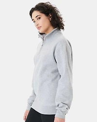 Pull unisexe Powerblend® à fermeture éclair quart de tour