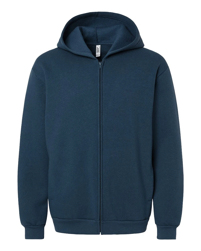 Sweat-shirt à capuche zippé intégral en polaire ReFlex unisexe