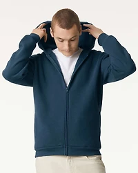 Sweat-shirt à capuche zippé intégral en polaire ReFlex unisexe