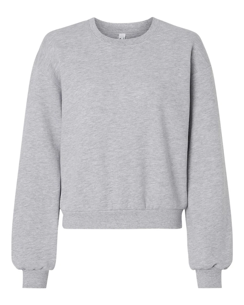 Sweat-shirt Col Rond en Molleton ReFlex pour Femme