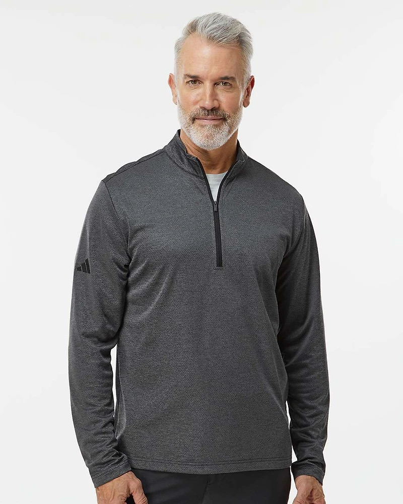 Men's Space Dyed Quarter-Zip Pullover | T-Shirt Time