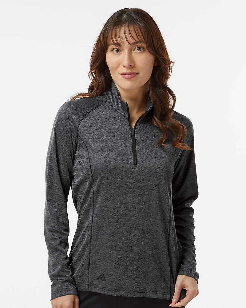 Women's Space Dyed Quarter-Zip Pullover | T-Shirt Time