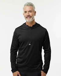 Men's Lightweight Quarter-Zip Hooded Pullover | T-Shirt Time