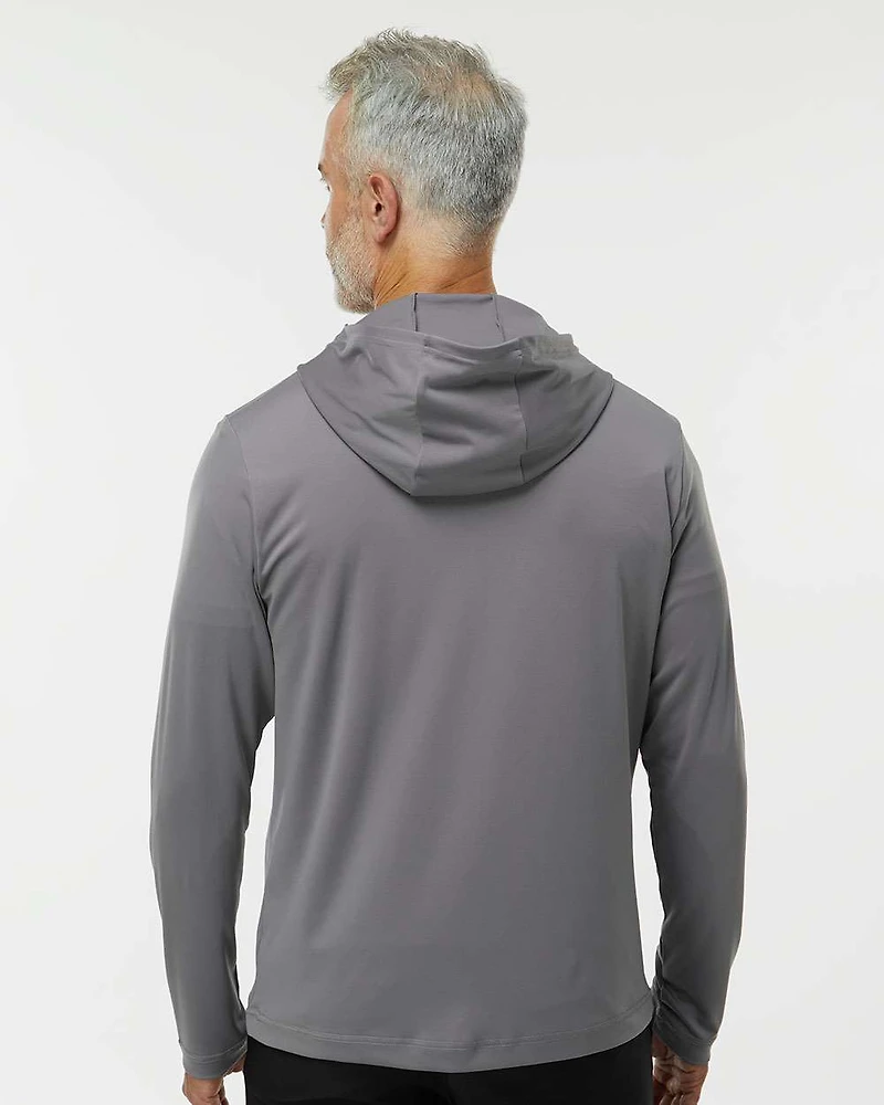 Pull à Capuche Léger pour Homme avec Fermeture Éclair au Quart