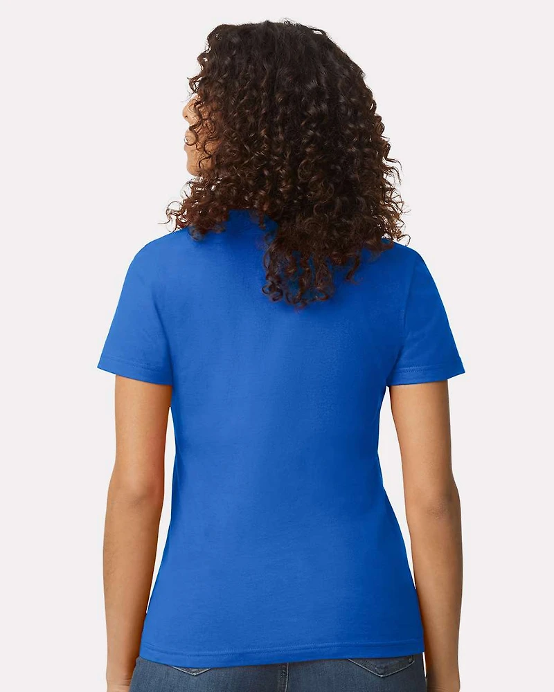 T-shirt mi-lourd Softstyle pour femmes