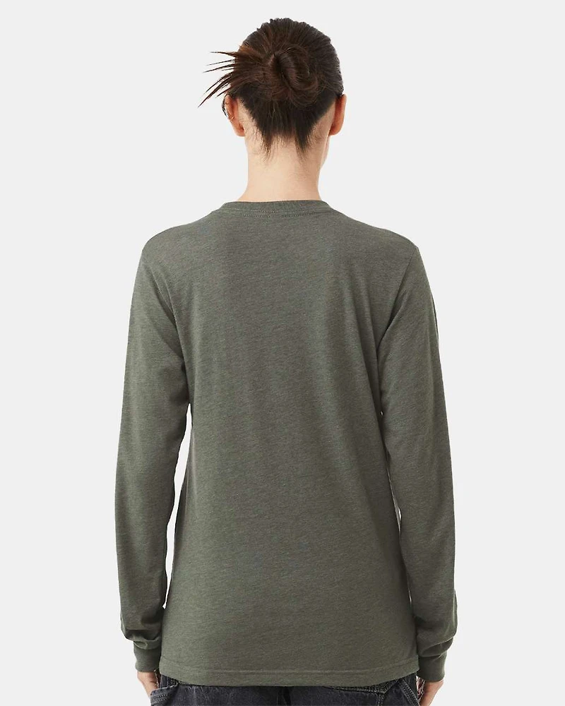 Heather CVC Long Sleeve Tee | T-Shirt Time