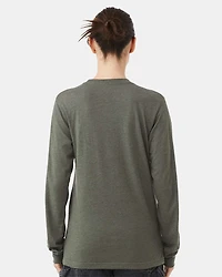 Heather CVC Long Sleeve Tee | T-Shirt Time