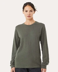 Heather CVC Long Sleeve Tee | T-Shirt Time