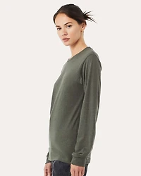 Heather CVC Long Sleeve Tee | T-Shirt Time
