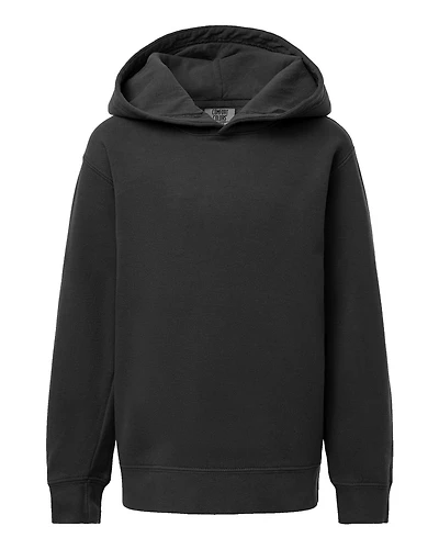 Youth Garment-Dyed Lightweight Fleece Hooded Sweatshirt | T-Shirt Time