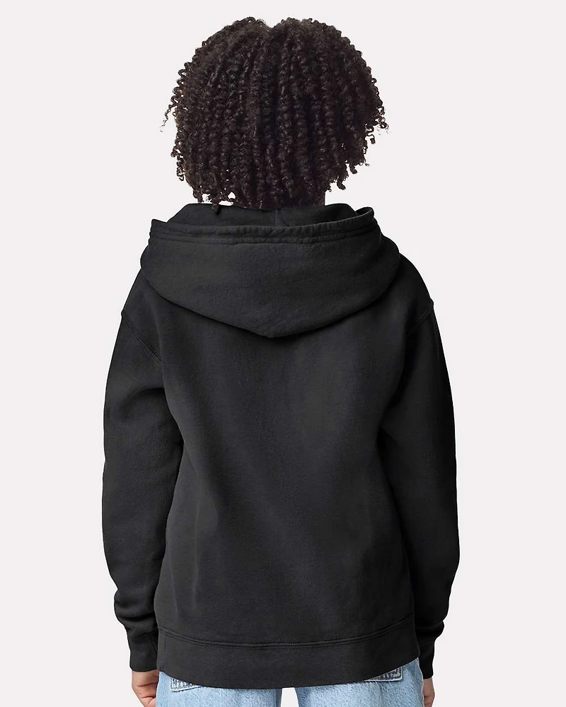 Youth Garment-Dyed Lightweight Fleece Hooded Sweatshirt | T-Shirt Time