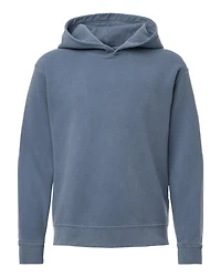 Sweat à capuche léger en molleton teint pour jeunes