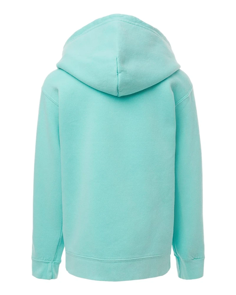 Youth Garment-Dyed Lightweight Fleece Hooded Sweatshirt | T-Shirt Time