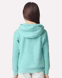 Youth Garment-Dyed Lightweight Fleece Hooded Sweatshirt | T-Shirt Time