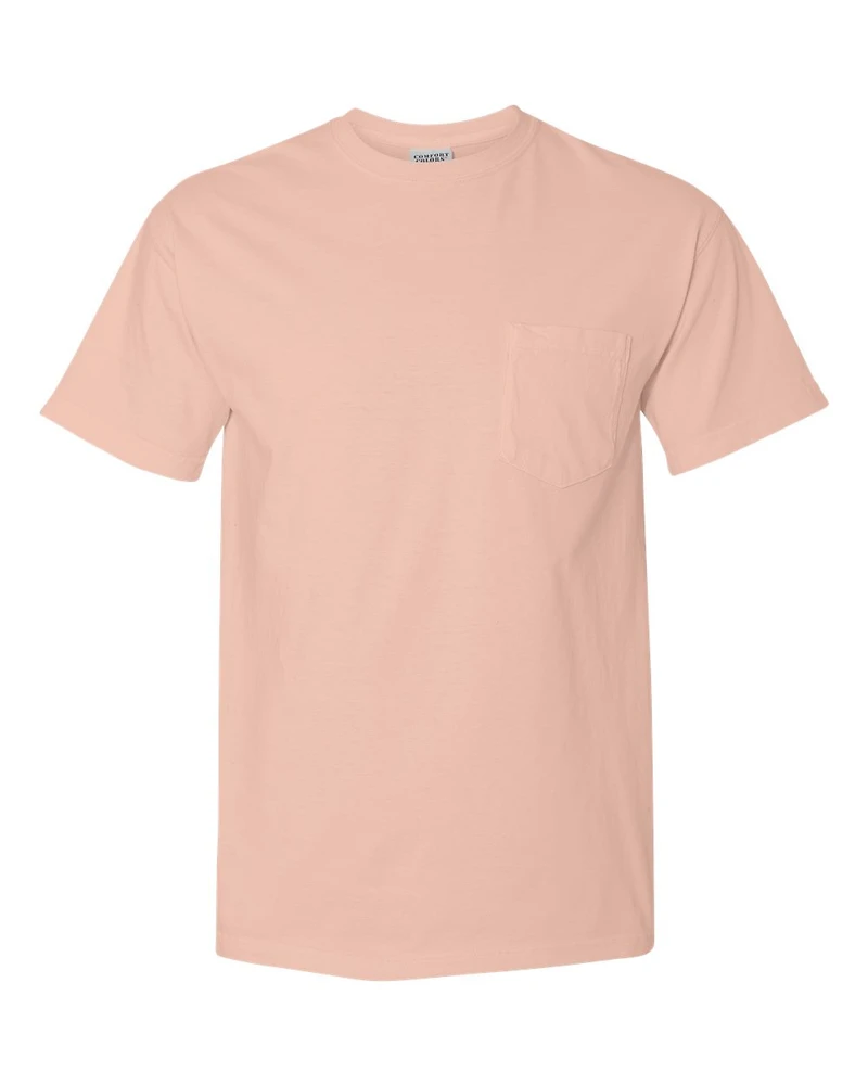 Unisex Garment-Dyed Heavyweight Pocket T-Shirt | Time