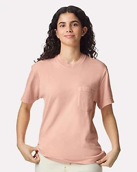Unisex Garment-Dyed Heavyweight Pocket T-Shirt | Time