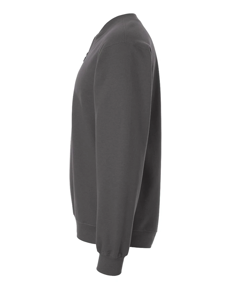 Sweat-shirt Unisexe Softstyle® Mi-lourd à Fermeture Éclair 1/4