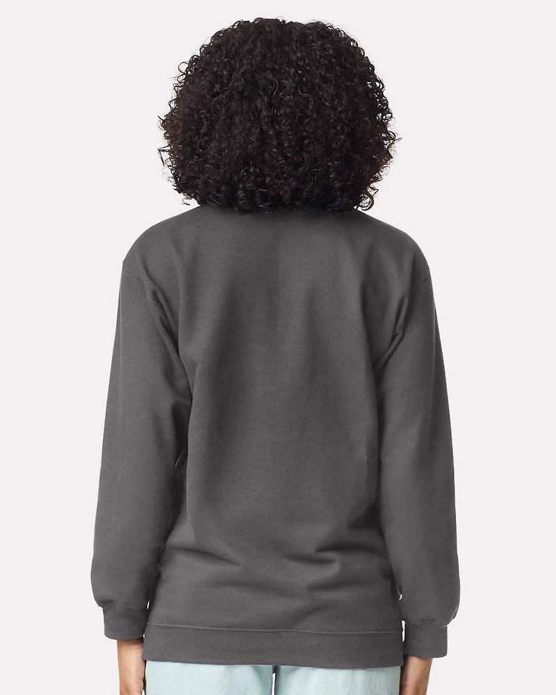Sweat-shirt Unisexe Softstyle® Mi-lourd à Fermeture Éclair 1/4