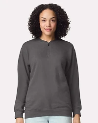 Sweat-shirt Unisexe Softstyle® Mi-lourd à Fermeture Éclair 1/4