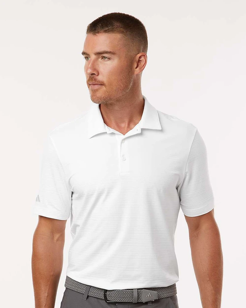 Men's Textured Stripe Polo | T-Shirt Time