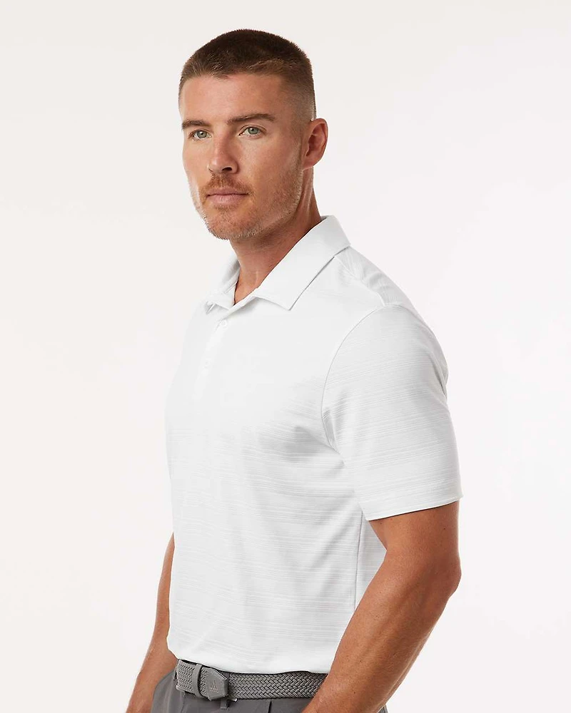 Men's Textured Stripe Polo | T-Shirt Time