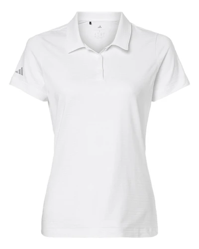 Polo Texturé à Rayures pour Femmes