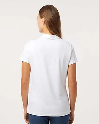 Polo Texturé à Rayures pour Femmes