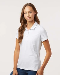 Polo Texturé à Rayures pour Femmes