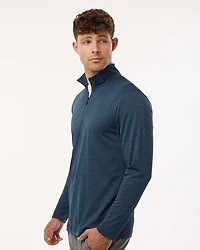 Men's Pro-Lock Performance Mélange Quarter-Zip Pullover | T-Shirt Time