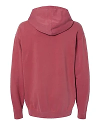 Sweat à capuche unisexe en molleton léger teint pièce