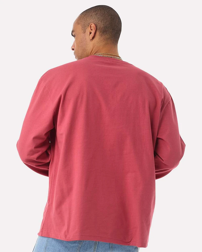 Unisex 7.5 oz Heavyweight Long Sleeve Tee | T-Shirt Time