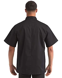 Unisex Ten Studded Front Short Sleeve Chef Coat | T-Shirt Time