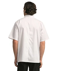 Veste de Chef à Manches Courtes et Boutons Rivetés Unisexe