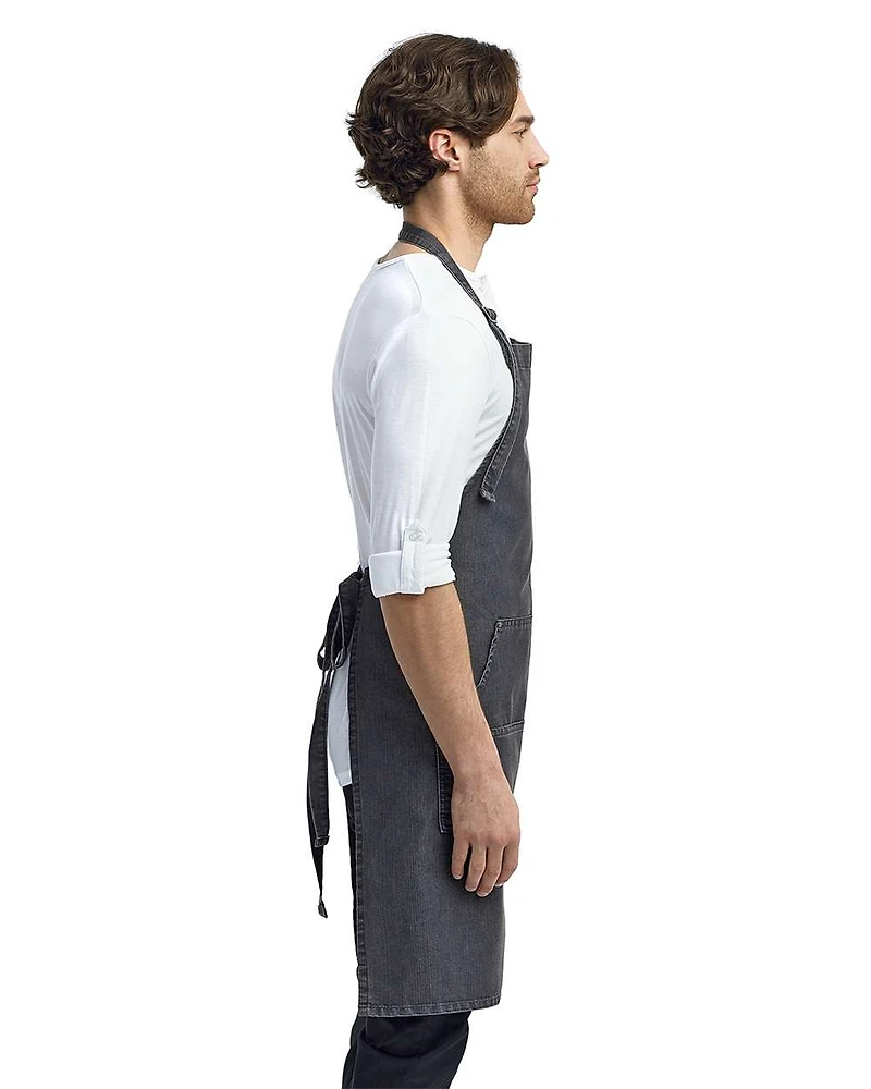 Jeans Stitch Denim Bib Apron | T-Shirt Time