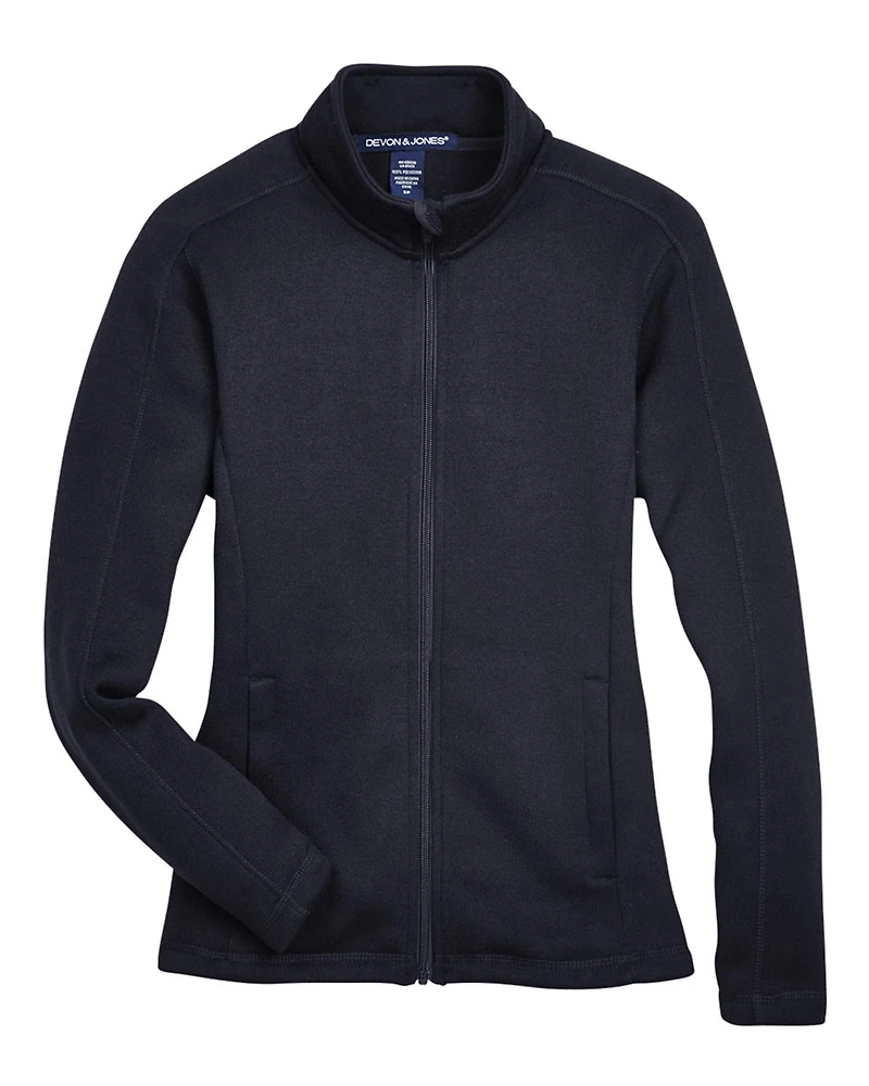 Women's Bristol Full-Zip Sweater Fleece Jacket | T-Shirt Time