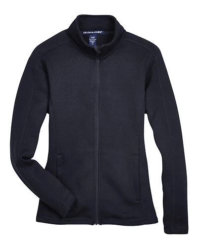 Women's Bristol Full-Zip Sweater Fleece Jacket | T-Shirt Time