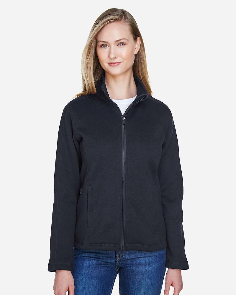 Women's Bristol Full-Zip Sweater Fleece Jacket | T-Shirt Time