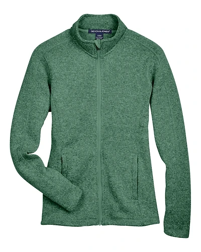 Women's Bristol Full-Zip Sweater Fleece Jacket | T-Shirt Time