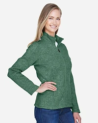Women's Bristol Full-Zip Sweater Fleece Jacket | T-Shirt Time