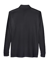 Men's Pinnacle Performance Long Sleeve Piqué Polo with Pocket | T-Shirt Time
